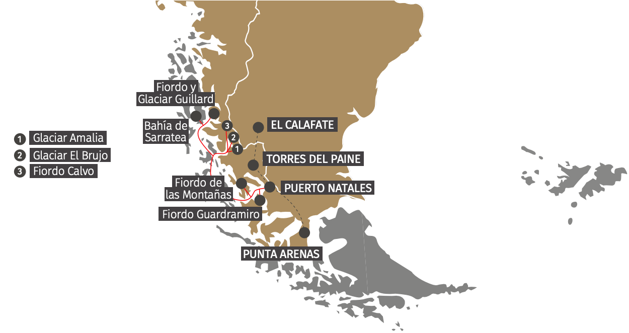 CRUCERO POR FIORDOS Y GLACIARES CHILENOS - imagen 8